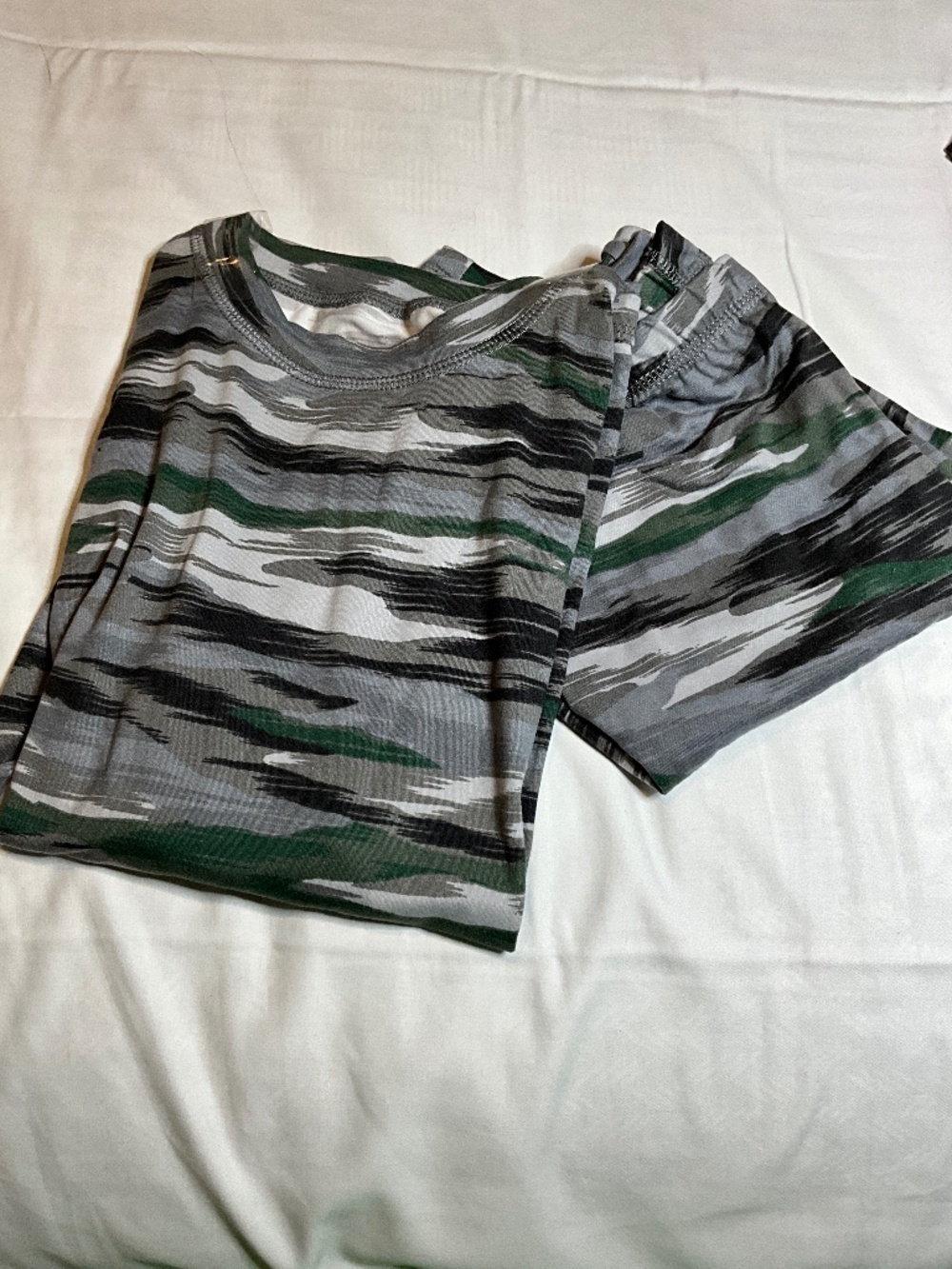 Athletic Works youth performance thermal underwear in a gray